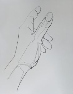컨투어드로잉 - 손
